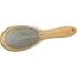 Borste, dubbelsid. bambu/natural &wireborst