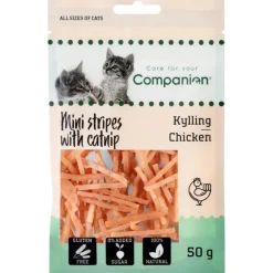 Companion Mini Stripes med kattmynta kyckling