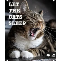 D&D kattskylt let the cats sleep