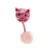 Dogman katteksak Fuzzy gris Rosa