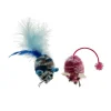 Dogman kattleksak Fuzzy mus 2pack