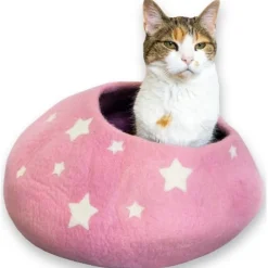 Eco Kitty Cave Rose Rosa