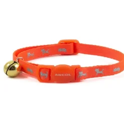 Halsband Kattunge Ancol reflex NeonOrange