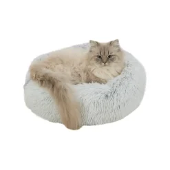 Harvey kattbädd vit-svart ø 50 cm