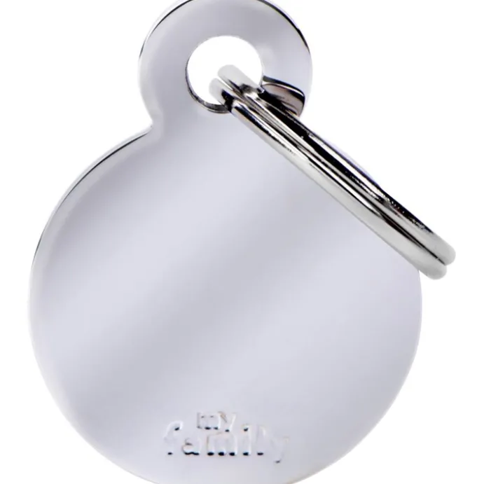 ID-Bricka MyFamily Basic Cirkel Silver