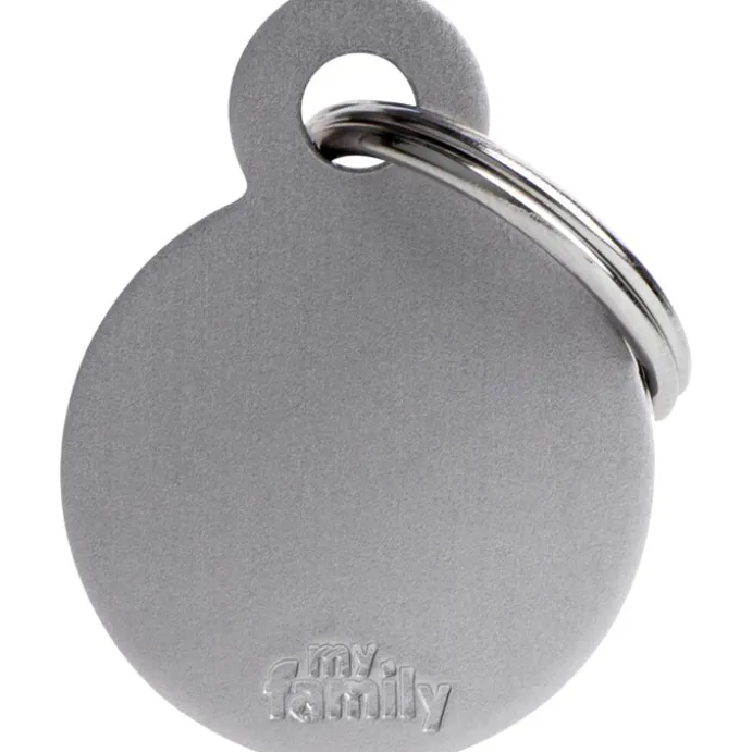 ID-Bricka MyFamily Basic Cirkel Grå