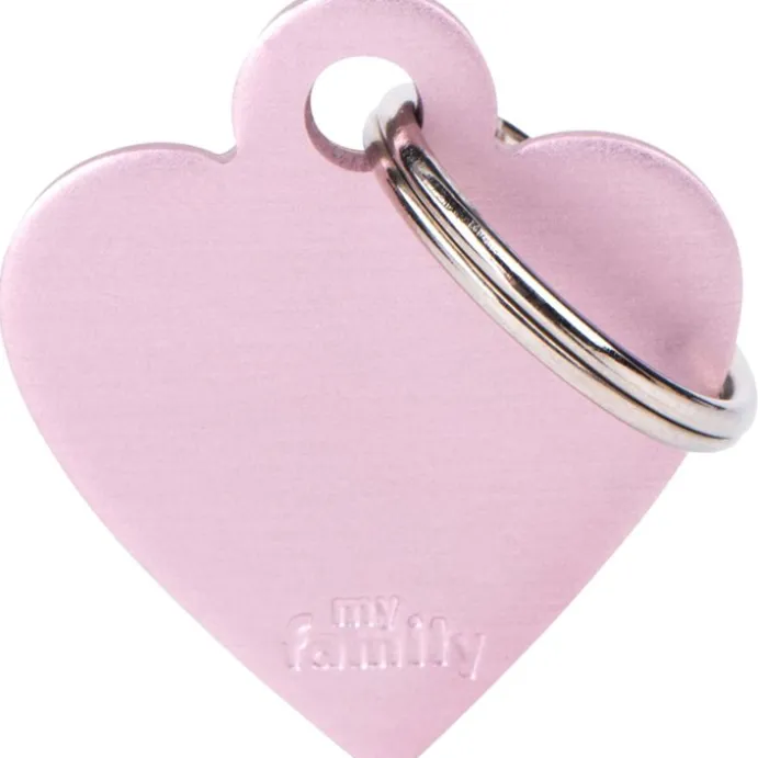 ID-Bricka MyFamily Basic Hjärt Rosa