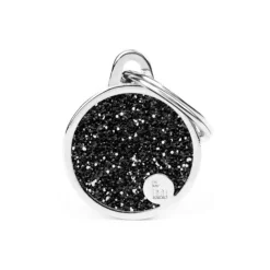 ID-Bricka MyFamily Shine cirkel Silver