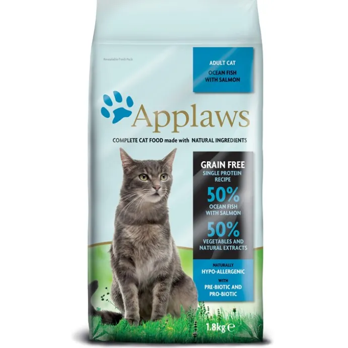 Kattfoder Applaws katt Adult Ocean Fish With Salmon 1,8KG