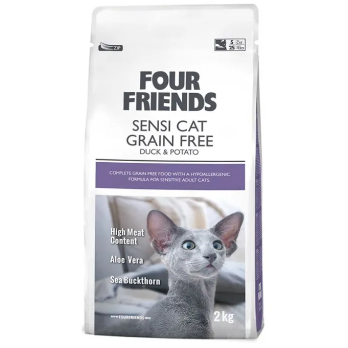 Kattfoder FourFriends Sensi Cat GF 2 kg