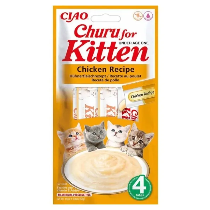 Kattgodis Churu för kattunge kyckling