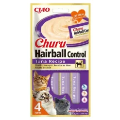 Kattgodis Churu Hairball Control Tuna 4st