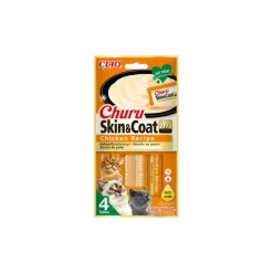 Kattgodis CHURU SKIN & COAT CHICKEN 4ST