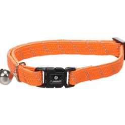 Katthalsband elastiskt Elsa Orange