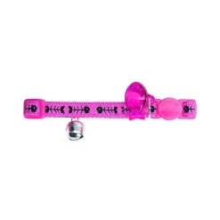Katthalsband Fishbone Rosa