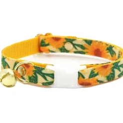 Katthalsband Luxurious Sunflower