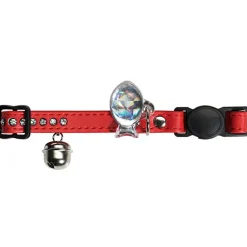Katthalsband Luxus Röd®strass