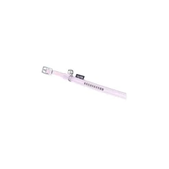Katthalsband Montecarlo rosa med strass