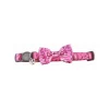 Katthalsband Paisley Rosa