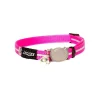 Katthalsband Rogz Alley cat rosa S
