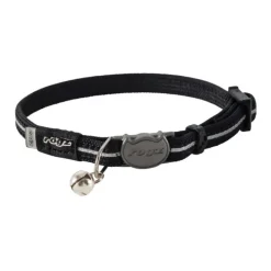 Katthalsband Rogz Alley cat svart S