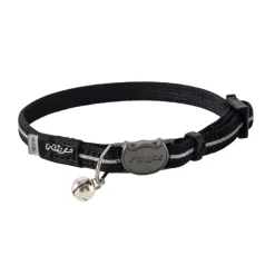 Katthalsband Rogz AlleyCat x-small Svart