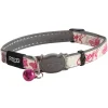 Katthalsband Rogz Glowcat Rosa Butterflies S