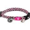 Katthalsnband Max&Molly med Smart ID Leopard Rosa