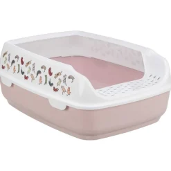Kattlåda Delio spillkant Rosa