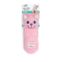 Kattleksak AFP kickeroo Rosa katt