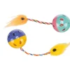 Kattleksak Boll med svans 2st