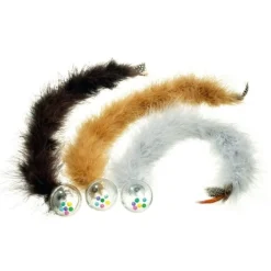 Kattleksak Catch Boll med fjäder