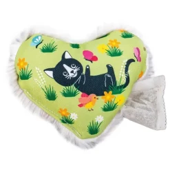 Kattleksak 4cats Lucy kollektion Hjärta Catnip silvervine