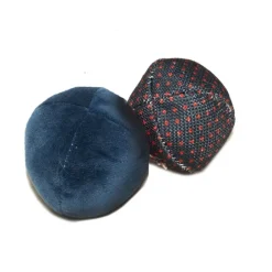 Kattleksaker Plyschboll & Nylonboll Ø6cm Blå 2-pack