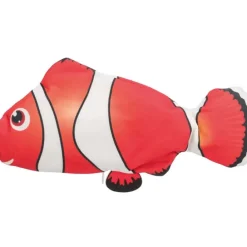 Kattleksak Fisk sprattlande USB Röd/vit