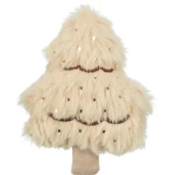 Kattleksak Julgran Beige/guld