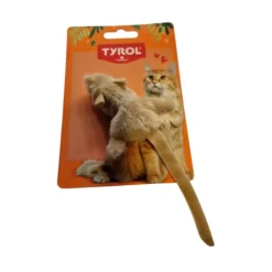 Kattleksak Kitty Play Skinny, Beige Mouse