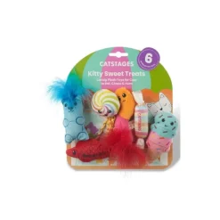 Kattleksak Petstages Kitty Sweet Treats 6 pack