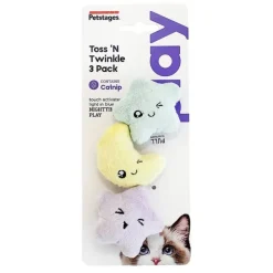 Kattleksak Petstages Toss N´Twinkle 3-pack