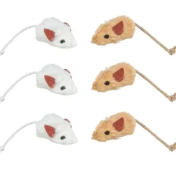 Kattleksak Plyschmöss 6-pack