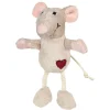 Kattleksak Plyschmus beige 11 cm