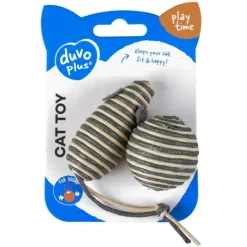 Kattleksak Repmus & Boll Grå/Beige