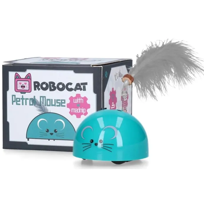 Kattleksak Robocat mus Turkos