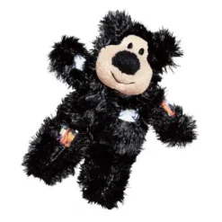 Kattleksak Softies Patchwork Bear svart