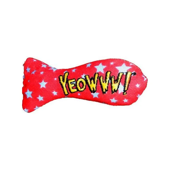 Kattleksak Yeowww Kattmynta Sardin Röd