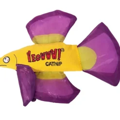 Kattleksak YEOWWW Mo Betta kampfisk lila