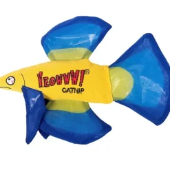 Kattleksak YEOWWW Mo Betta kampfisk blå