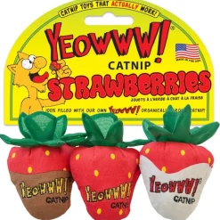 KattLeksak YEOWWW Strawberries 3pack