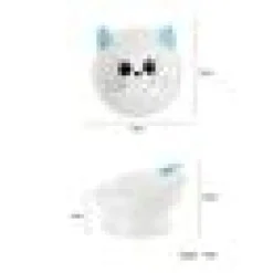 Kattmatskål Cat Face Tilt Rosa