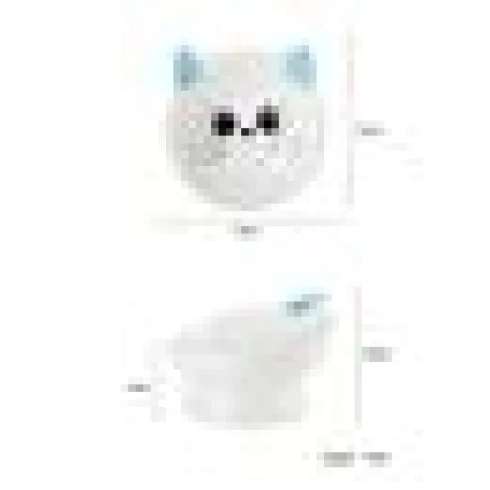 Kattmatskål Cat Face Tilt Rosa